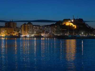 Night view of Dénia