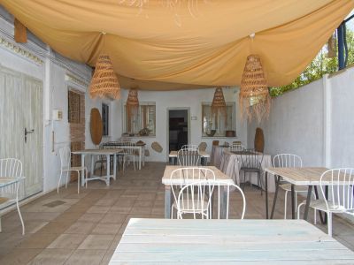 Covered terrace
